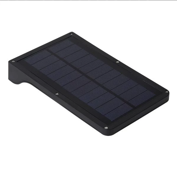 Lucide BASIC - Wandlamp - Zonne-energie - LED - 1x3W 2700K - IP44 - Beweging & dag/nacht sensor - Zwart - detail 1